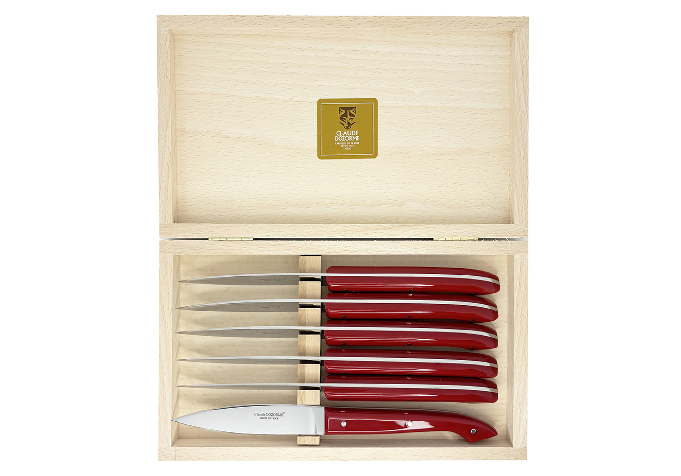 Coffret 6 couteaux – Capucin