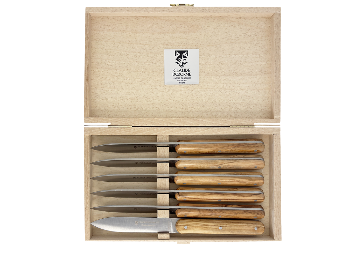 Box of 6 knives – Navette 6.16