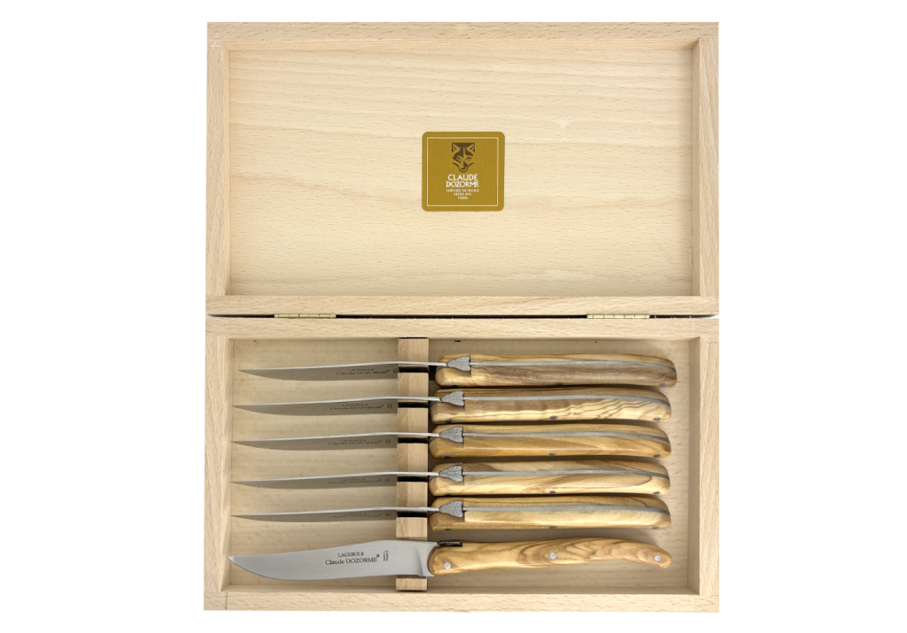 Coffret 6 couteaux – Laguiole Plein Manche