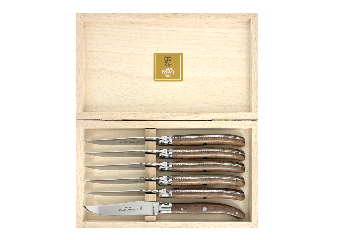 Coffret 6 couteaux – Laguiole Mitre Inox