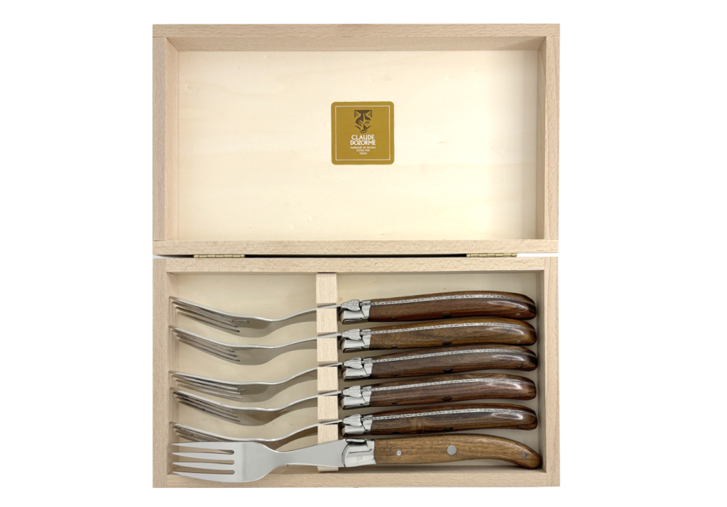 Coffret 6 fourchettes – Laguiole Mitre Inox