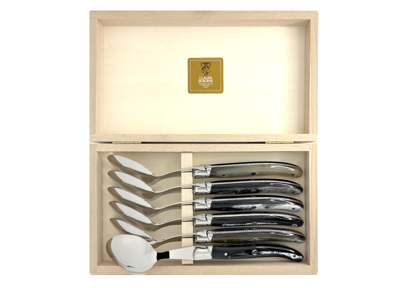 Coffret 6 cuillères à soupe – Laguiole Mitre Inox