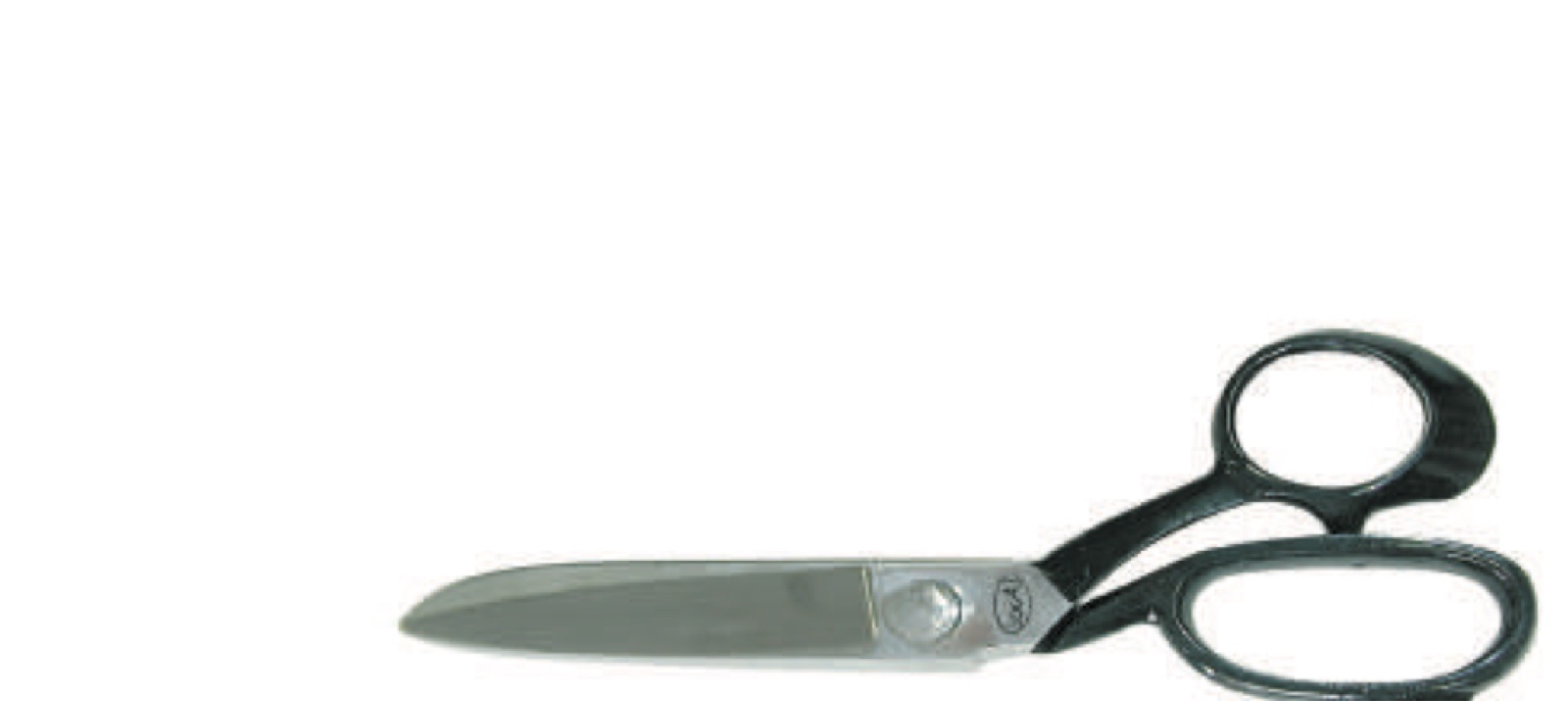 Ciseaux de tailleur 23 cm, branches noires