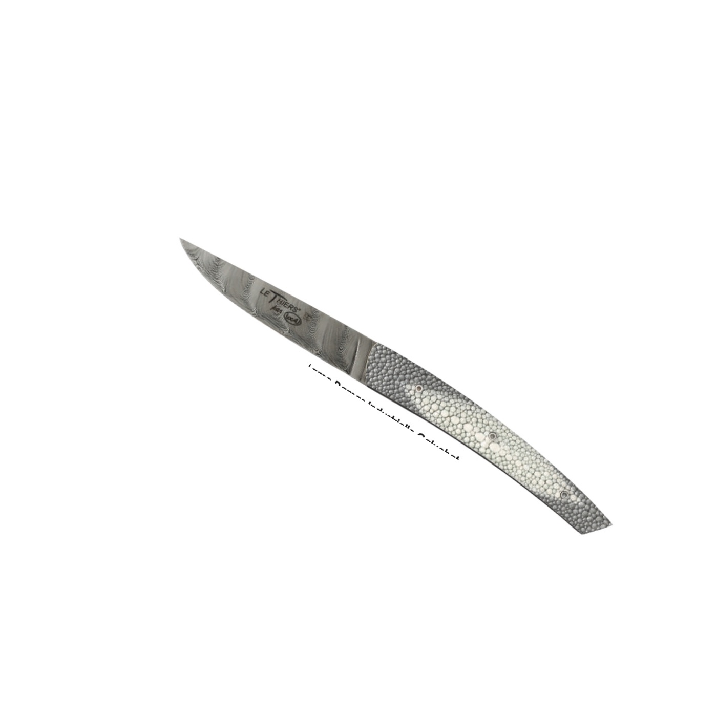Le Thiers® 12 cm lame Damas, galuchat