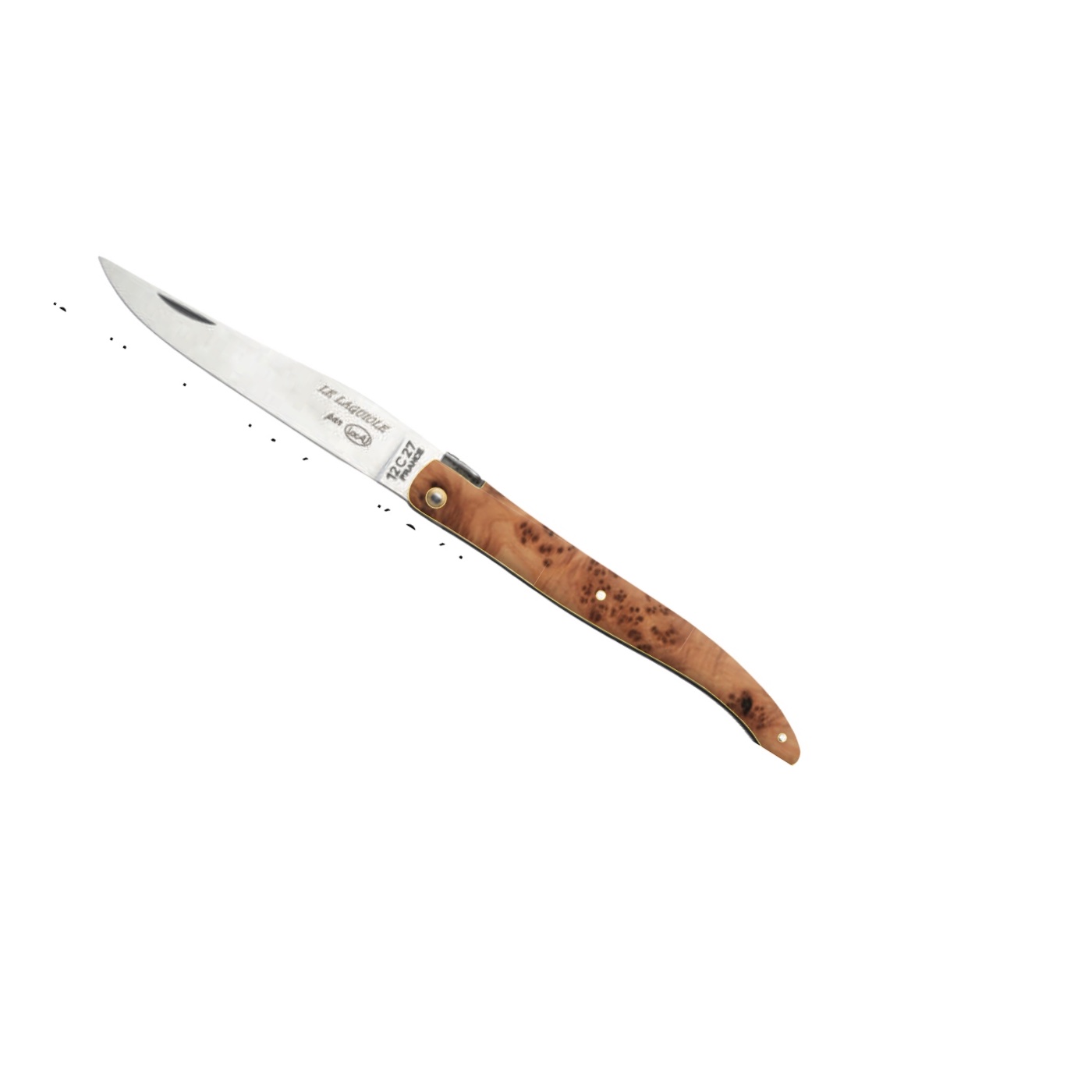 Laguiole 12 cm plein manche, genévrier